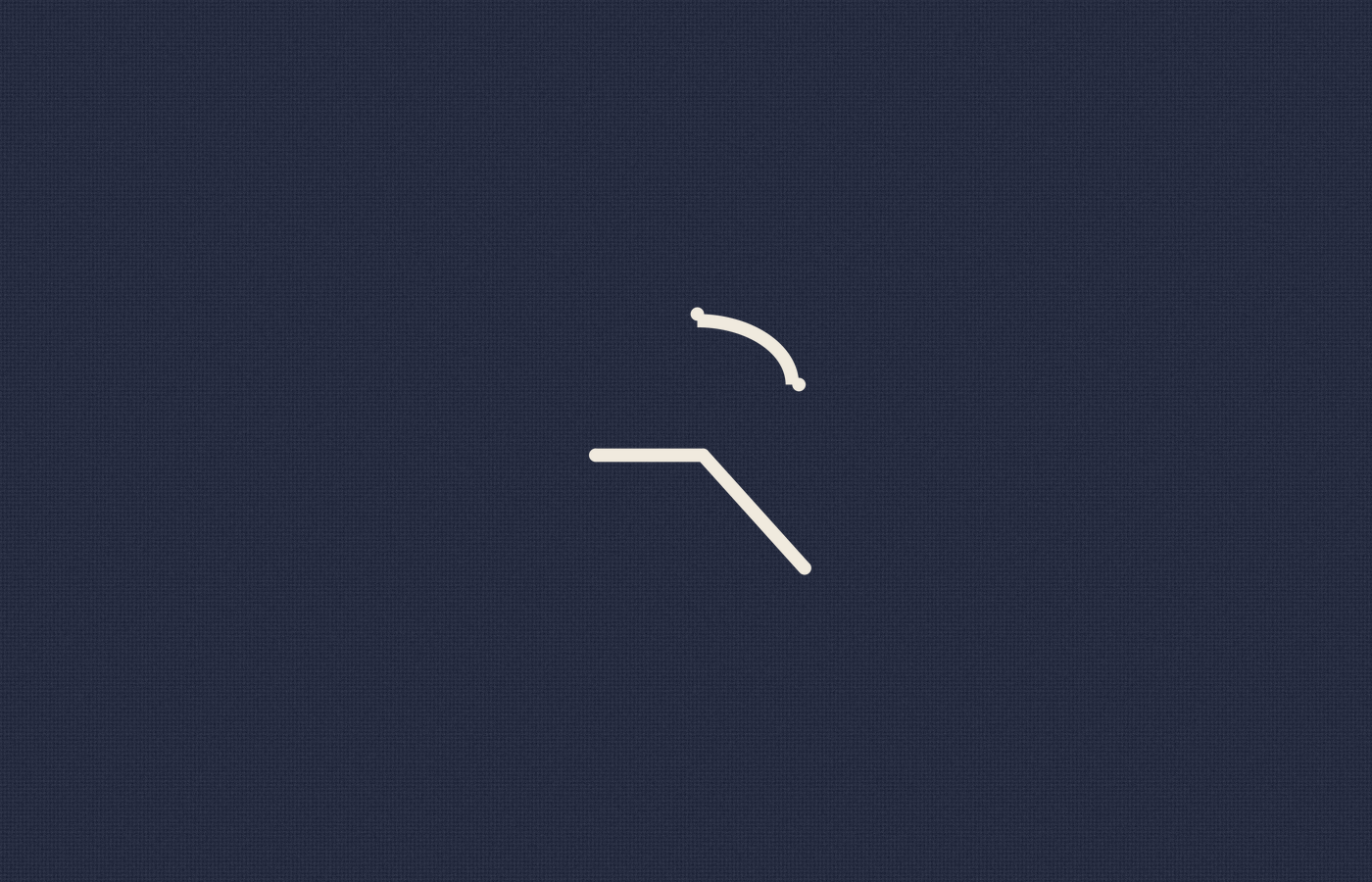 Cream print on navy cuff